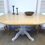 Prachtige Witte Landelijke Ronde Mango Eettafel 140 Cm thumbnail 16