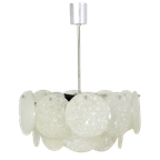 Vintage Frosted Ice Hanglamp Lamp 'medebach' thumbnail 9