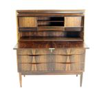 Erling Torvits Voor Klim Møbelfabrik Palissander Secretaire Bureau Kast Vintage Deens thumbnail 5