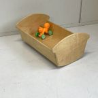 Poppen Schommelwiegje Houten Bedje thumbnail 5