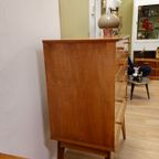 Vintage Alfred Cox Design Hoge Ladekast Ladekastje Kast Kastje thumbnail 13