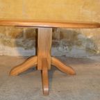 Middelgrote Ovale Massief Eikenhouten Eettafel thumbnail 5