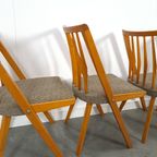 Set Houten Eetkamerstoelen Vintage thumbnail 16