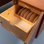 1950’s Danish Modern Architectural Teak Desk / Bureau thumbnail 5