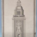 Oude Architectuur Tekening Toren 1861 thumbnail 2