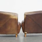 Exclusieve Set Rundleren Aviator Design Fauteuils Met Een Bijzondere Kleurstelling thumbnail 2
