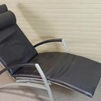 Vintage Interprofil 'pax' Design Leren Recliner Fauteuil thumbnail 15