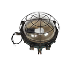 Industriële Gietijzeren Kooilamp - Muurlamp - Buitenlamp - Gal - Frankrijk - 50's thumbnail 8