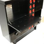 Vintage Zwarte Brutalist Barkast / Dressoir De Coene Stijl thumbnail 4