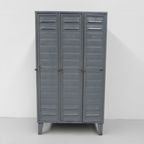 Industriële Stalen Locker Met 3 Deuren thumbnail 4