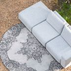 Zuiver Coventry Buitenkleed Rond '280 Zwart thumbnail 4