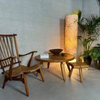 Vintage Eiken Kruk – Tripod thumbnail 4