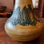 Deens Design Keramiek Lamp Rotan Kap thumbnail 6