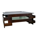 Sculpturale Mid Century Salontafel Wengè 1960S thumbnail 5