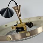 Vintage - Lakro Style - Ufo Hanglamp - 'Champagne Gold' - Glas - 70S thumbnail 8