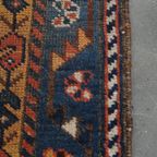 Mooi Oud Handgeknoopt Oosters Vloerkleed Met Leuke Patronen En Mooie Kleuren 172x88cm thumbnail 2