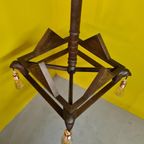 Franse Hanglamp Met Adelaarskoppen Van Rond 1900 thumbnail 10