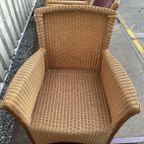 5 Lloyd Loom Fauteui Exeter - Super Original Lloyd Loom Stoel Met Logo! thumbnail 3