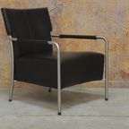 Zwarte Leren Bert Plantagie Class Design Fauteuil thumbnail 3