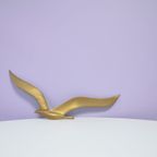 Set X3 Bronzen Gouden Wandvogels thumbnail 3