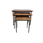 Set Van 3 Vintage Nesting Tables / Bijzettafeltjes thumbnail 4