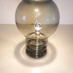 Vintage Bulb Moon Glazen Tafellamp Van Glashutte Limburg 1960 thumbnail 6