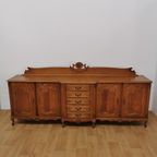 Grote Vintage Louis Xv Wandkast, Buffetkast, Dressoir, Ladekast thumbnail 8