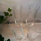 Hoge Kristallen Vintage Champagne Glazen thumbnail 5