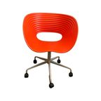 Ron Arad - Vitra - Swivel Chair / Office Chair - Model Tom Vac - Orange Seat thumbnail 2