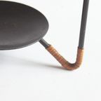 Teapot Stand In Rattan And Steel By Laurids Lonborg Denmark 1950S thumbnail 14
