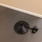 Vintage Postmodern Geperforeerde Metalen Hanglamp, Zwaart thumbnail 15