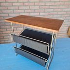 Vintage Lectuurtafel Lectuur Magazine Rek Krantenbak Design thumbnail 10