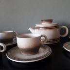 Mid Century Vintage Gerzit West Germany Koffie Of Thee Servies. 15 Delig. thumbnail 7