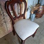 Klassieke Slaapkamer Stoel Mahonie Hout 50x40cm En 92cm Hoog thumbnail 4
