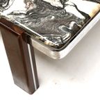 Grote Vintage Brutalist Marmeren Salontafel Gemaakt In De Jaren ’70 thumbnail 6