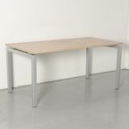 Solidesk Bureau, Bladkleur Naar Keuze , 160X80 Cm , Hoogte Instelbaar Onderstel thumbnail 2