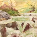 Schilderij Van Landschap Met Waterval thumbnail 9
