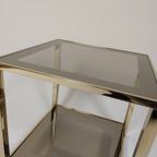 Belgo Chrom - De Wulf - Bijzettafel - Hollywood Regency Stijl - Jaren 70 thumbnail 5