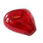 Vintage Vaas Hart In Rood Glas, Made In Romania Jaren '70 thumbnail 2