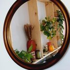 Vintage Kunststof Spiegel Rond thumbnail 7