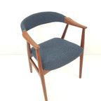 Set Van 2 Deense Vintage Farstrup Stoel Blauw Thomas Harlev thumbnail 18