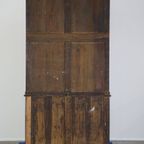 Prachtige Zeer Grote Engelse Victoriaanse Buffetkast/ Housekeeper Cupboard Met Lades En Legplanken thumbnail 6