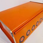 Oranje Brabantia Broodtrommel Vintage Broodbak Kastje thumbnail 2