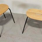 2 X Sostrene Grene Kruk, Hout En Metaal, P/p/s thumbnail 9