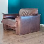 Buffalo Leather Chair By Leolux. thumbnail 3