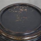 Zeer Aantrekkelijke Antieke Engelse Victoriaanse Japanse Stijl Plantentafel/ Bijzettafel thumbnail 2