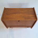 Small Danish Bar Cabinet In Teak Veneer thumbnail 15