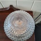 Retro Vintage Tafellampje, Unieke Lamp, Glazen Bol thumbnail 6