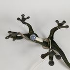 Wandlamp - Salamander - Hagedis - Handmade - Metaal - 90'S thumbnail 9