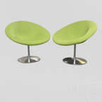 2 Globe Draaistoelen Pierre Paulin Voor Artifort thumbnail 25